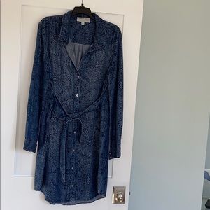 Cloth and Stone Shirt Dress with Pockets